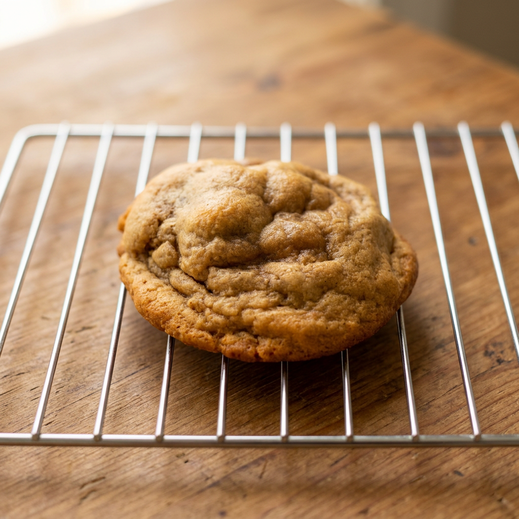 Homemade sourdough peanut butter cookie
